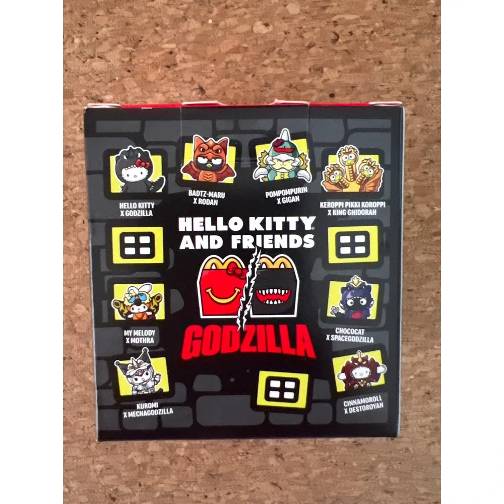 McDonalds Hello Kitty Godzilla Keroppi Pikki Koroppi x King Ghidorah Toy 2026